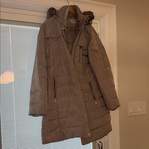 Michael Kors Light Brown Puffer Jacket